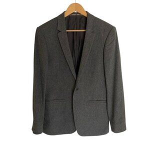 Topman Grey Wool Cashmere Blend Blazer 38R